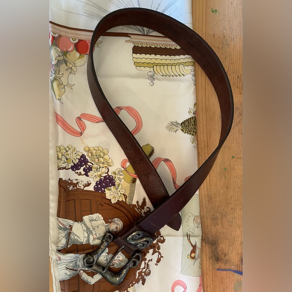 Another Line leather belt - Picture 3 of 7